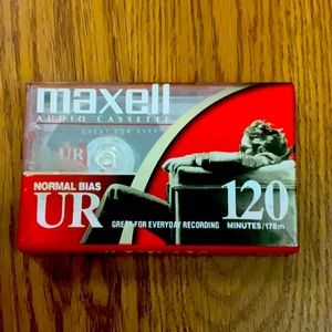 Maxell 108010 UR 120 Minute Normal Bias Audio Tape - 1 pack